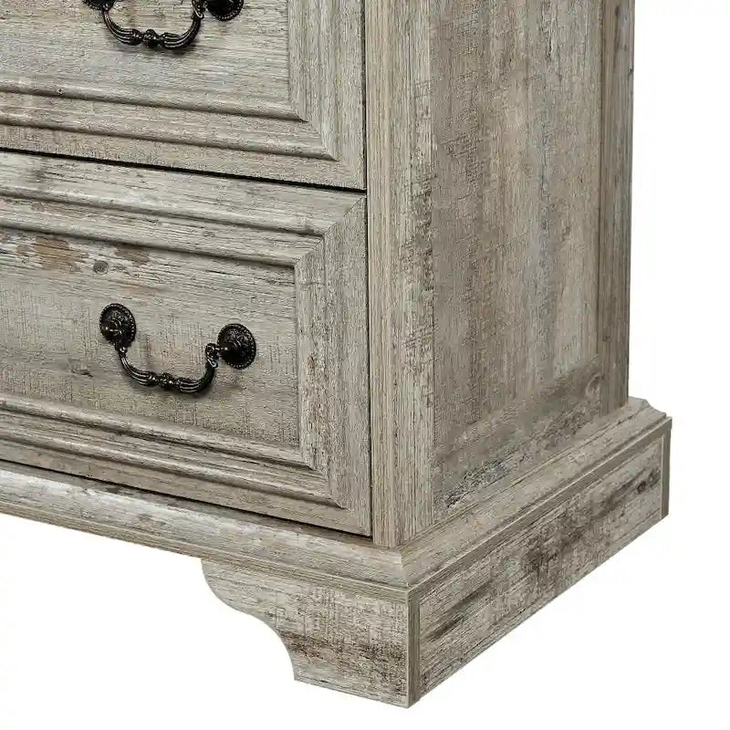 Farmhouse 7 Drawers Dresser for Bedroom