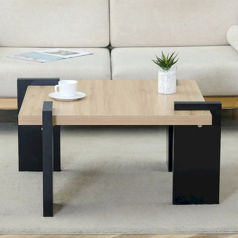 Modern MDF Coffee Table Durable Stylish Living Room Furniture