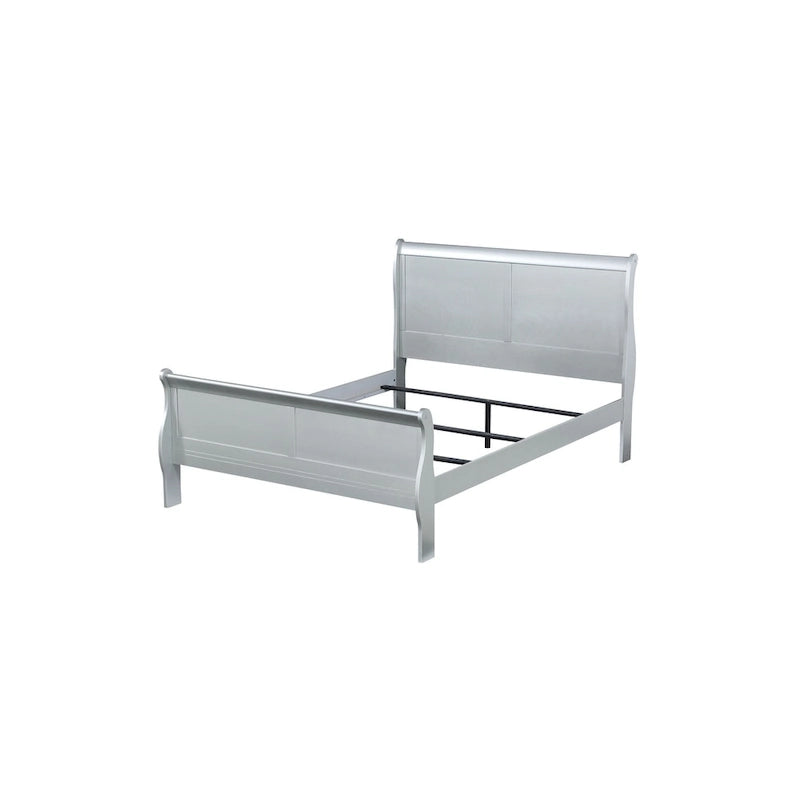 Twin Size Transitional Solid Wood Bed with Strong Slat Support