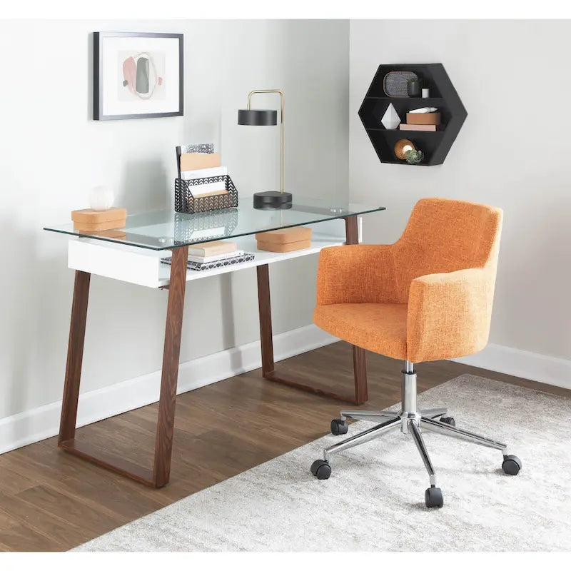Carson Carrington Duved Contemporary Fabric Office Chair - N/A