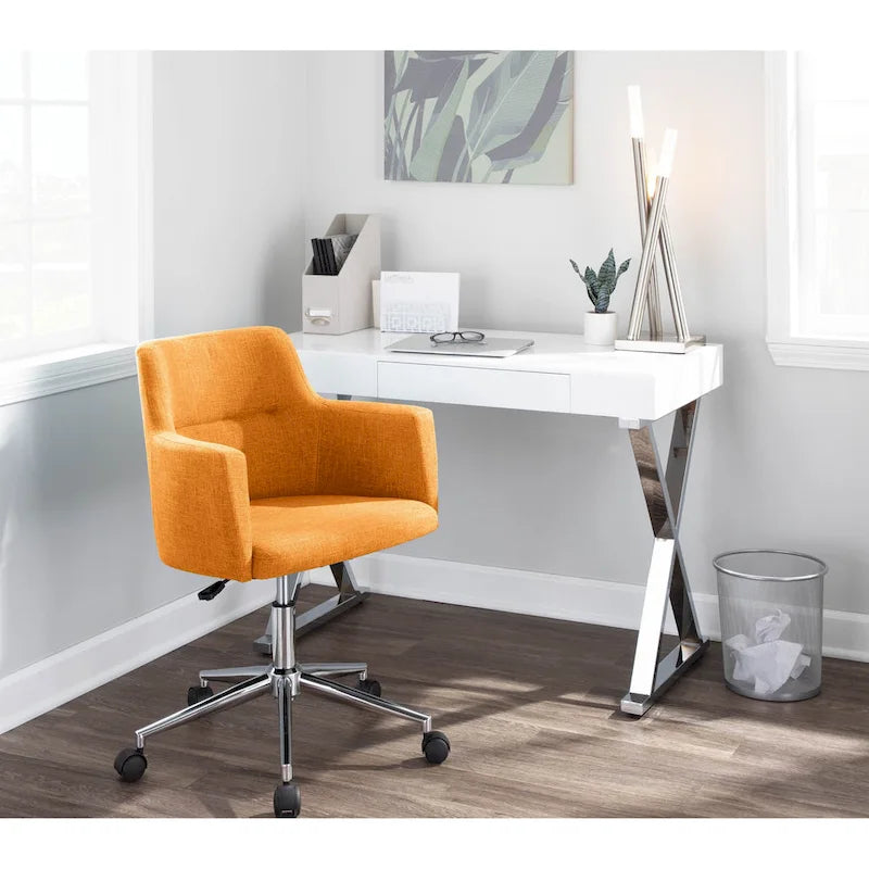 Carson Carrington Duved Contemporary Fabric Office Chair - N/A
