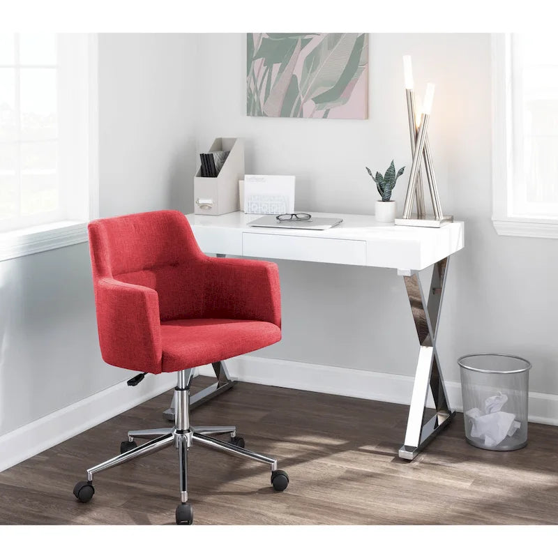 Carson Carrington Duved Contemporary Fabric Office Chair - N/A