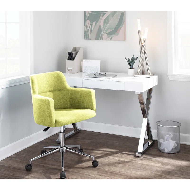 Carson Carrington Duved Contemporary Fabric Office Chair - N/A