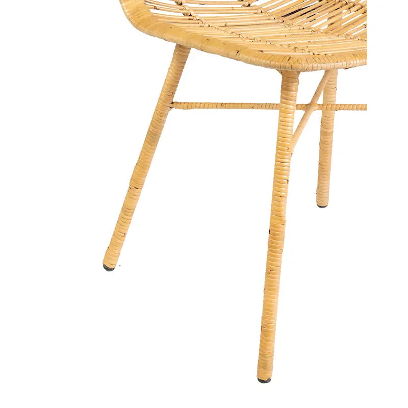 Handmade Natural Rattan Dining Chairs (Set Of 2) by East at Main