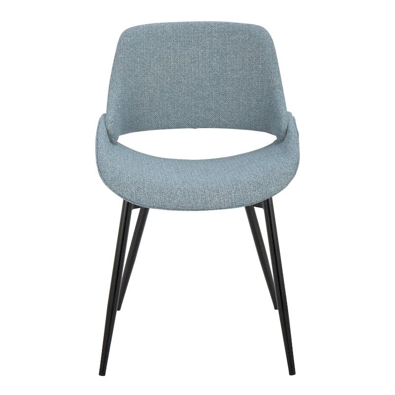 Carson Carrington Svellingen Dining Chair with Tapered Metal Legs (Set of 2)