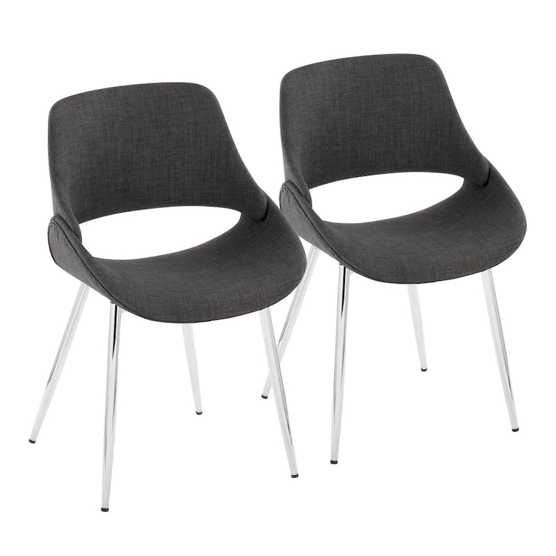 Carson Carrington Svellingen Dining Chair with Tapered Metal Legs (Set of 2)