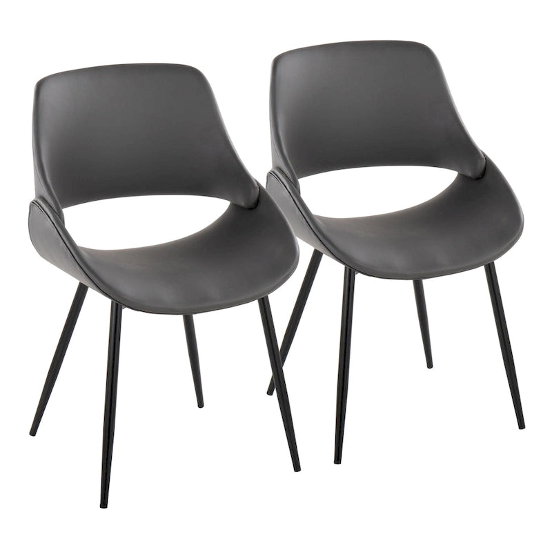 Carson Carrington Svellingen Dining Chair with Tapered Metal Legs (Set of 2)
