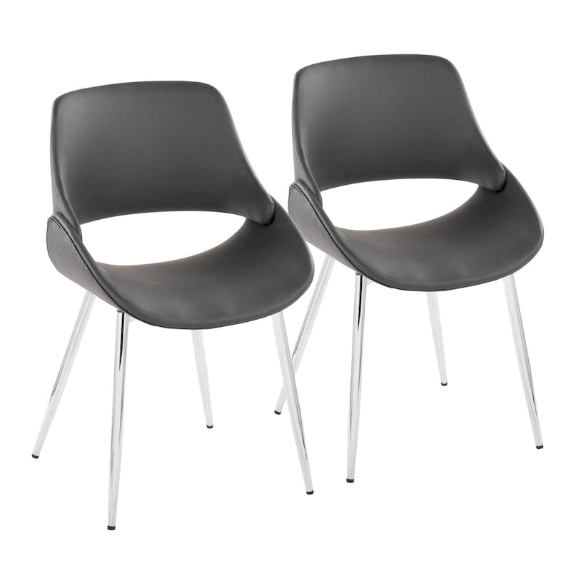 Carson Carrington Svellingen Dining Chair with Tapered Metal Legs (Set of 2)