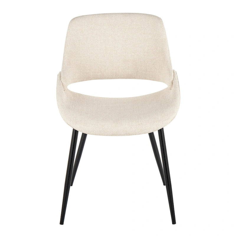 Carson Carrington Svellingen Dining Chair with Tapered Metal Legs (Set of 2)