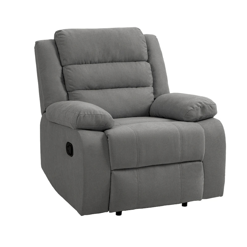 2Set Modern Lounger Adjustable Manual Recliner Chair