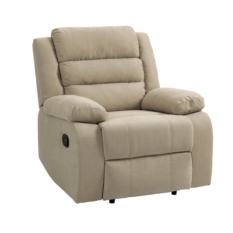 2Set Modern Lounger Adjustable Manual Recliner Chair