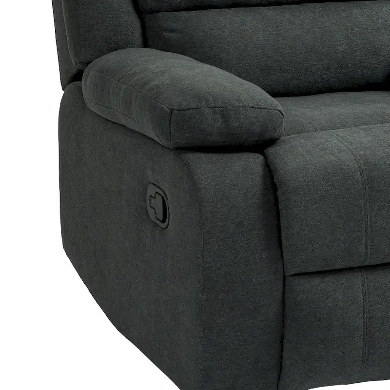 2Set Modern Lounger Adjustable Manual Recliner Chair