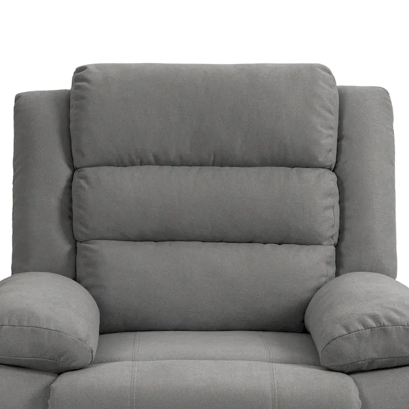 2Set Modern Lounger Adjustable Manual Recliner Chair
