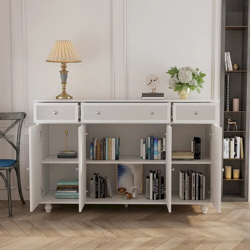 Mirrored Credenza Sideboards Buffets Cabinet Console Table Bookcase