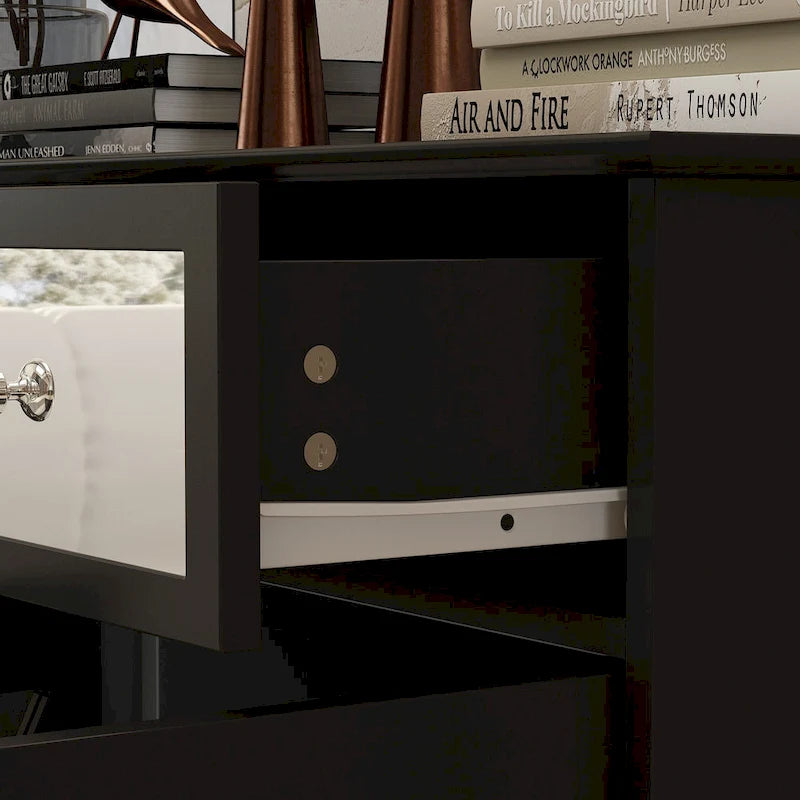 Mirrored Credenza Sideboards Buffets Cabinet Console Table Bookcase