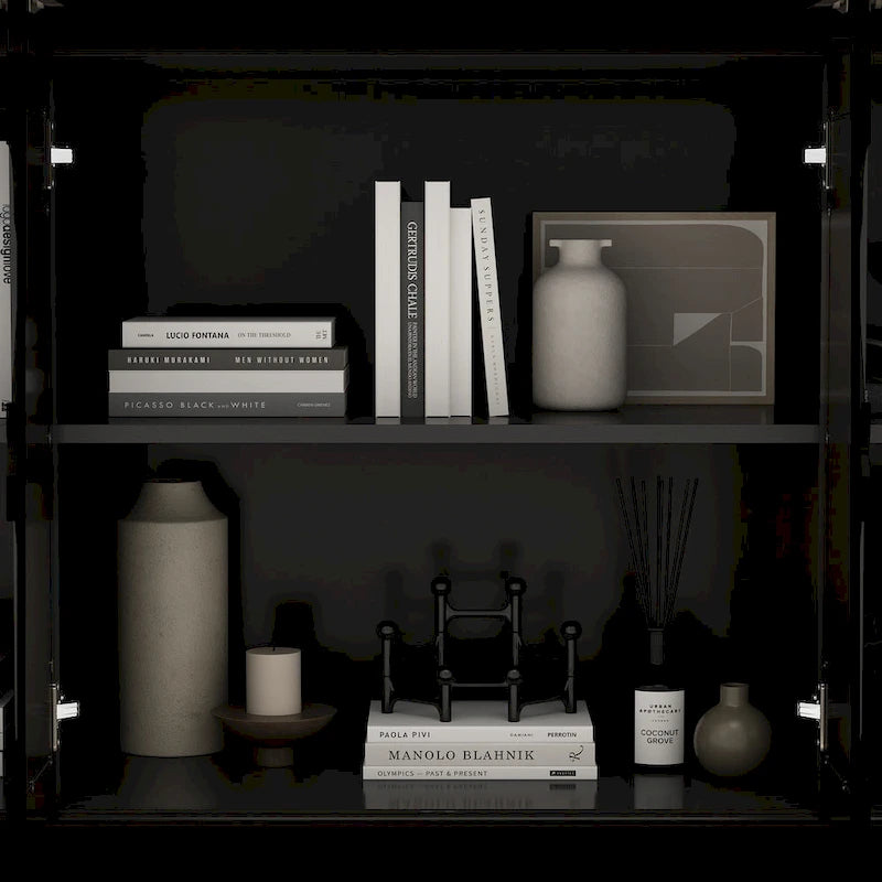 Mirrored Credenza Sideboards Buffets Cabinet Console Table Bookcase