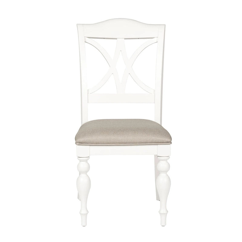 Summer House Oyster White Slat Back Side Chair (Set of 2)