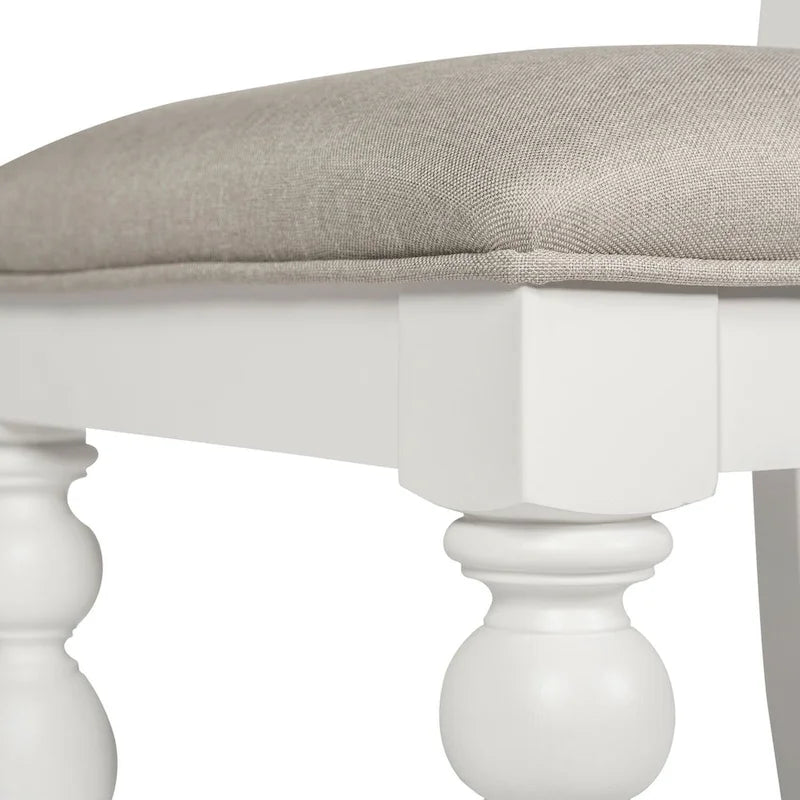 Summer House Oyster White Slat Back Side Chair (Set of 2)