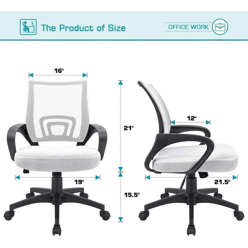 Homall Office Chair Mesh Desk Chair Computer Chair with Armrest