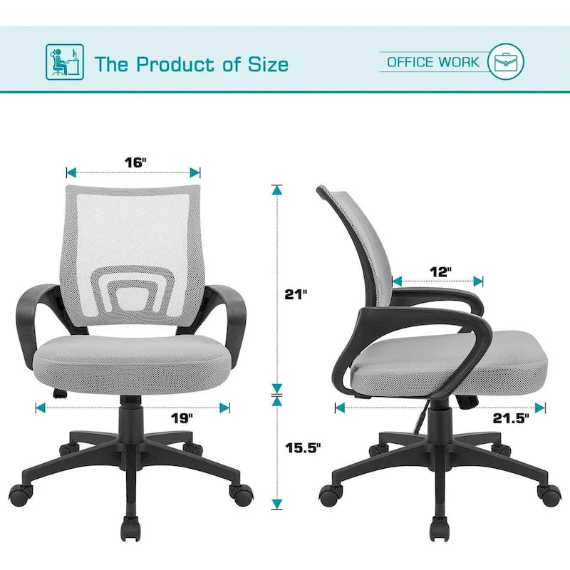 Homall Office Chair Mesh Desk Chair Computer Chair with Armrest