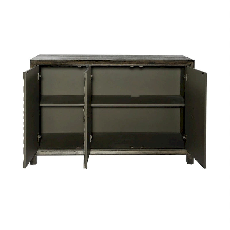 Chaucer Aged Whiskey 3 Door Accent Cabinet