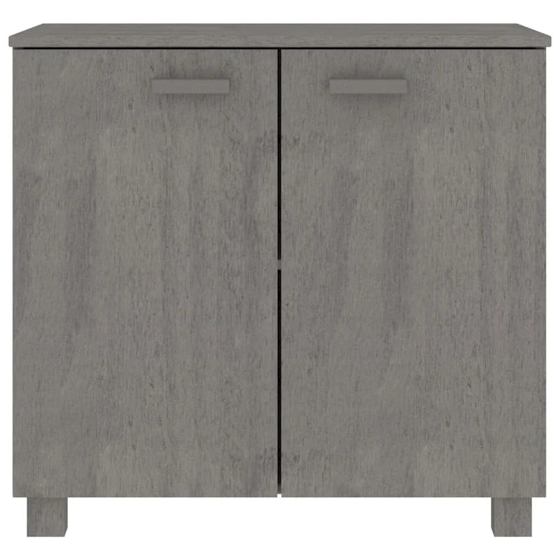 vidaXL Sideboard Buffet Cabinet for Living Room Kitchen HAMAR Solid Wood Pine - 33.5x13.8x31.5