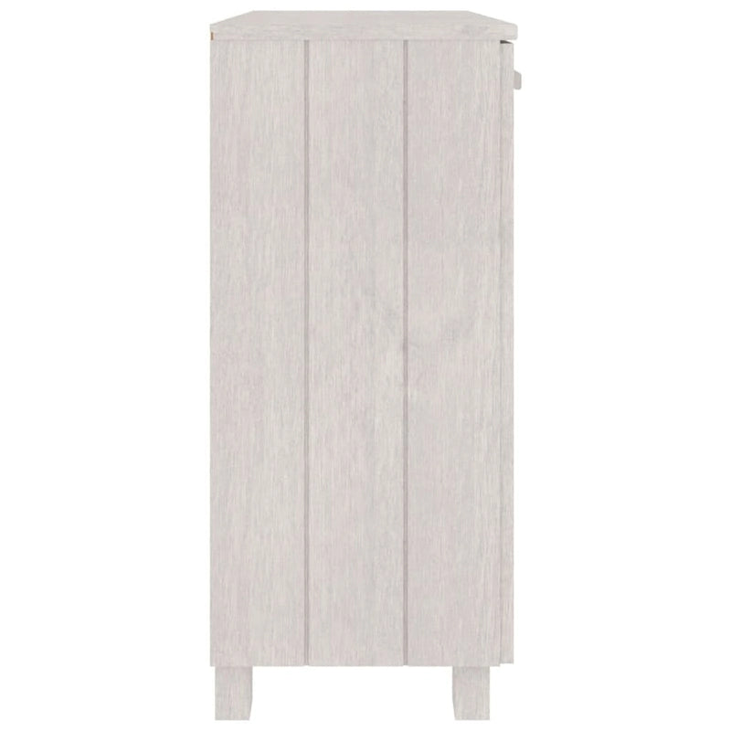 vidaXL Sideboard Buffet Cabinet for Living Room Kitchen HAMAR Solid Wood Pine - 33.5x13.8x31.5