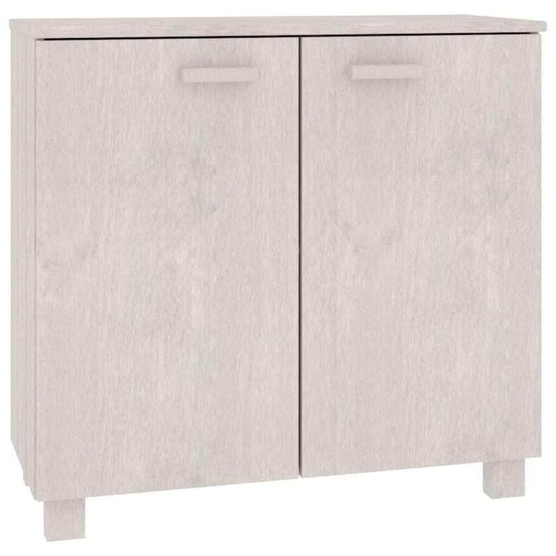 vidaXL Sideboard Buffet Cabinet for Living Room Kitchen HAMAR Solid Wood Pine - 33.5x13.8x31.5