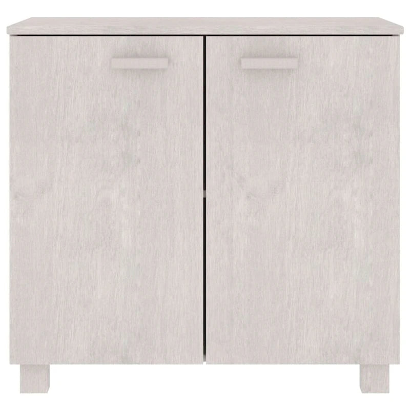 vidaXL Sideboard Buffet Cabinet for Living Room Kitchen HAMAR Solid Wood Pine - 33.5x13.8x31.5