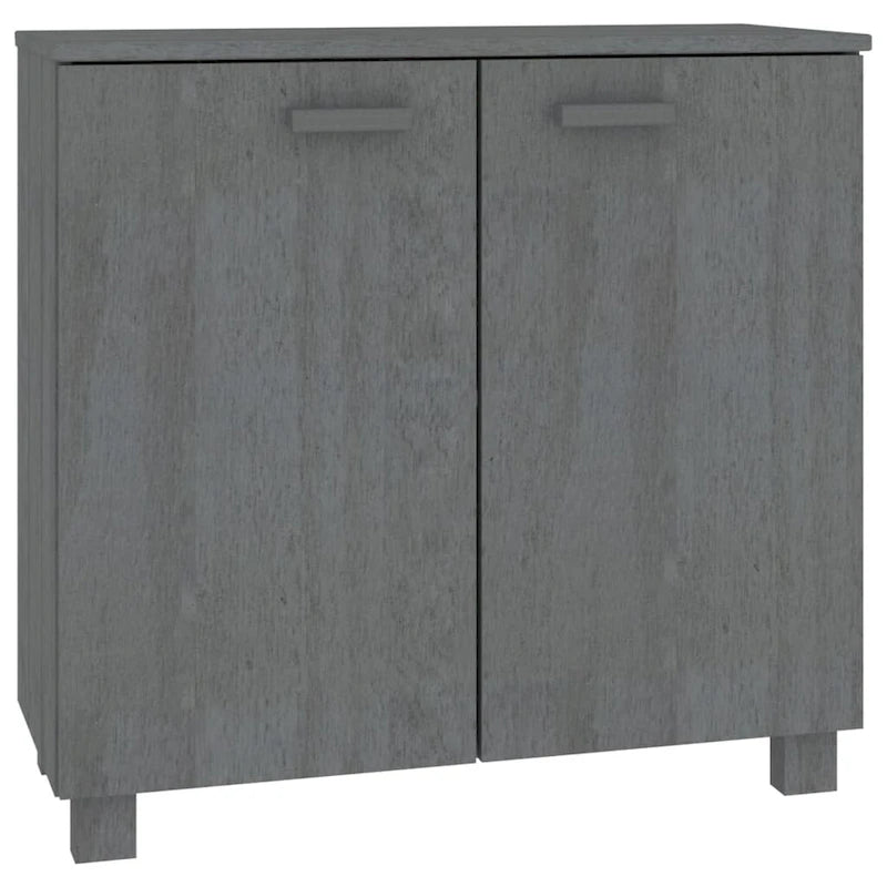 vidaXL Sideboard Buffet Cabinet for Living Room Kitchen HAMAR Solid Wood Pine - 33.5x13.8x31.5