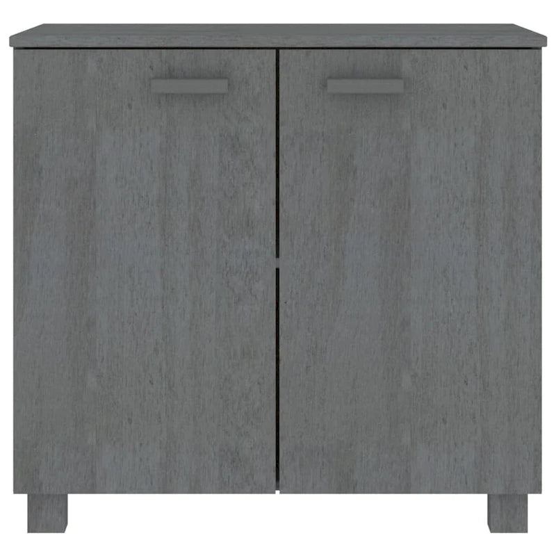 vidaXL Sideboard Buffet Cabinet for Living Room Kitchen HAMAR Solid Wood Pine - 33.5x13.8x31.5