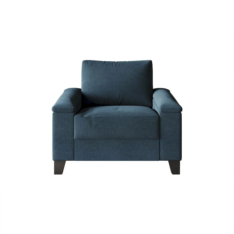 CraftPorch Simple Style Linen Upholstered Arm Chair
