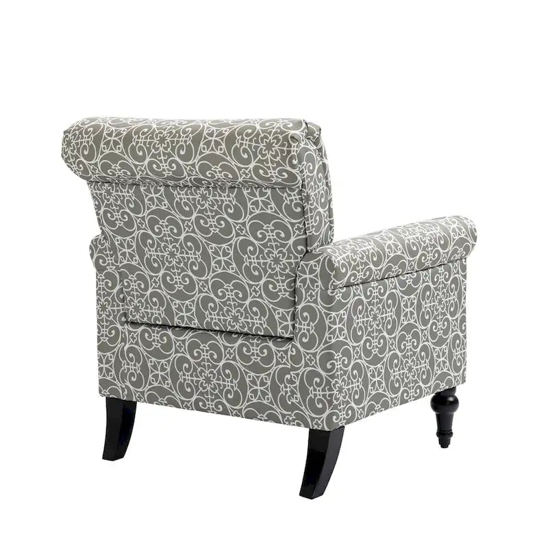 Mid-Century Modern Accent Chair Upholstered Lounge Arm Chair Single Sofa for Living Room