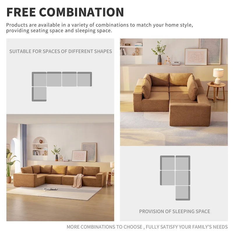 Modular L Shaped Sectional Sofa