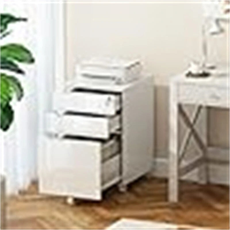 High Glossy File Cabinet - 17.72D x 15.75W x 25.59H
