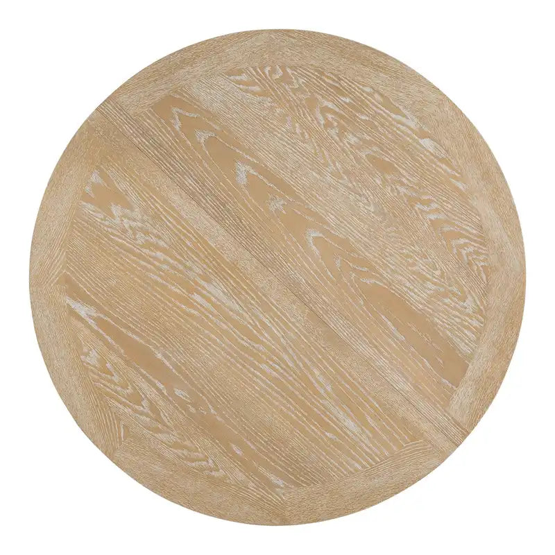 5-Piece Dining Set Extendable Round Table and 4 Upholstered Chairs Farmhouse Dining Set for Kitchen, Dining Room