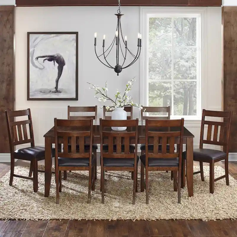 Karlina 8-piece Solid Wood Dining Set