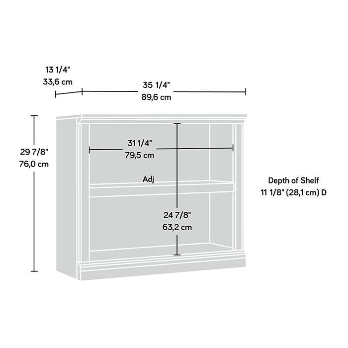 2 Shelf Bookcase