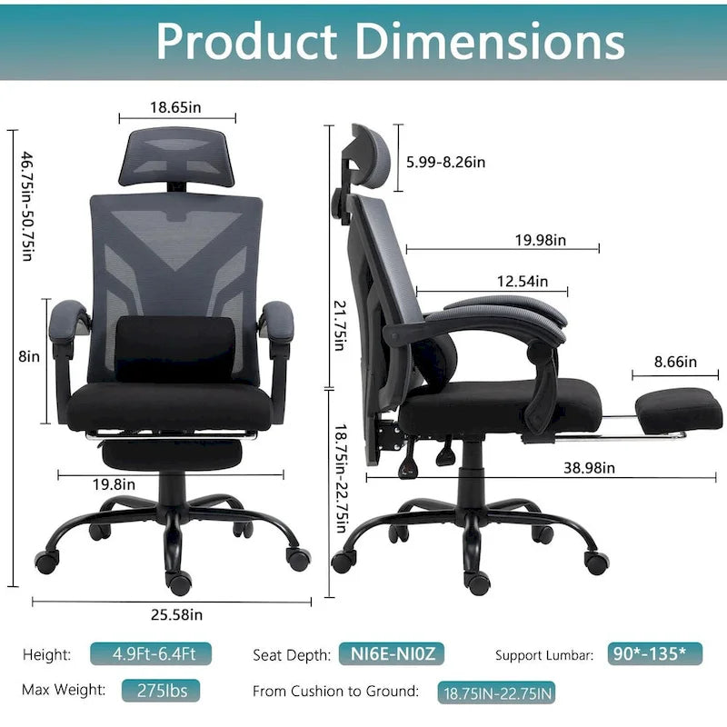 Home Office Desk Swivel Chair
