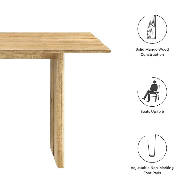 Amistad 60 Wood Dining Table